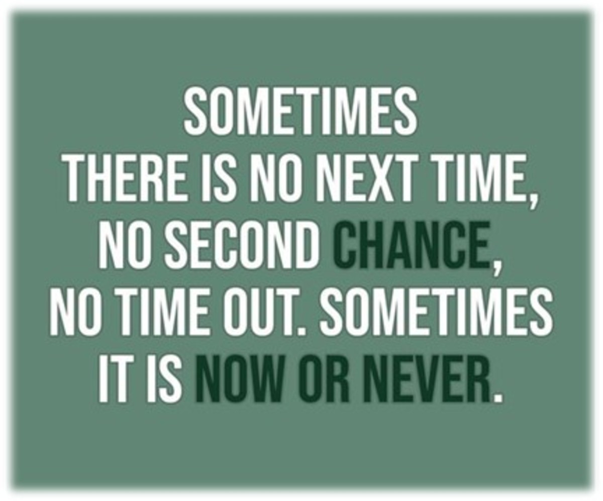 No second chance